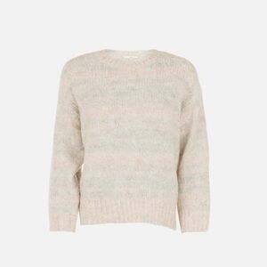 IRO | Sagal Sweater in Grey Stripe Wool Alpaca Blend | M